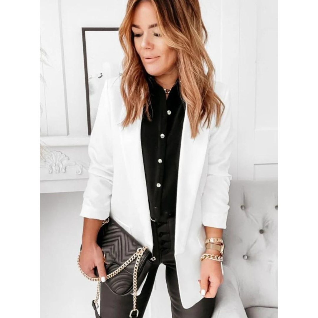 Trendy Getailleerde Open Blazer Voor Dames | Perfect voor alle seizoenen