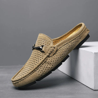 Klassieke Loafers Met Oogjes En Zilveren Accent voor Heren | Ideaal voor informele dagen