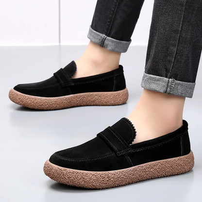 Suède Loafers Met Dikke Zool Voor Heren | Perfect voor casual dagen