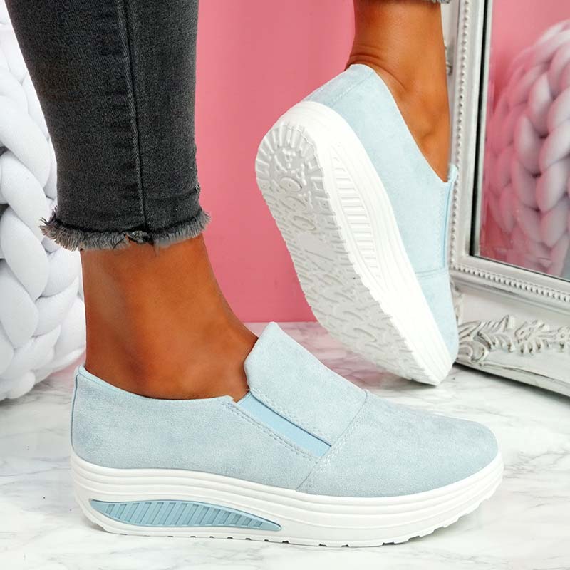 Ongedwongen Suède Aangetrokken Sneakers voor Dames | Ideaal voor informele dagen