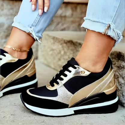 Stijlvolle Hoge Sneakers Met Patroon Design voor Dames | Ideaal voor informele dagen