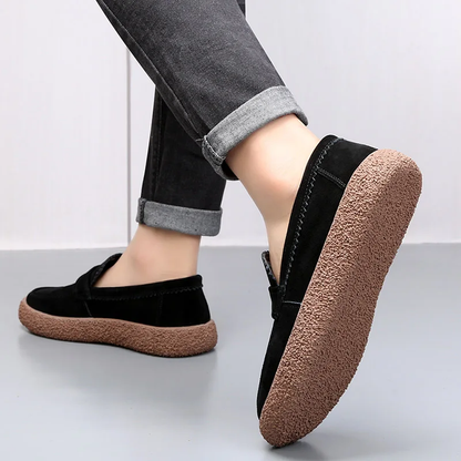 Suède Loafers Met Dikke Zool Voor Heren | Perfect voor casual dagen