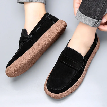 Suède Loafers Met Dikke Zool Voor Heren | Perfect voor casual dagen