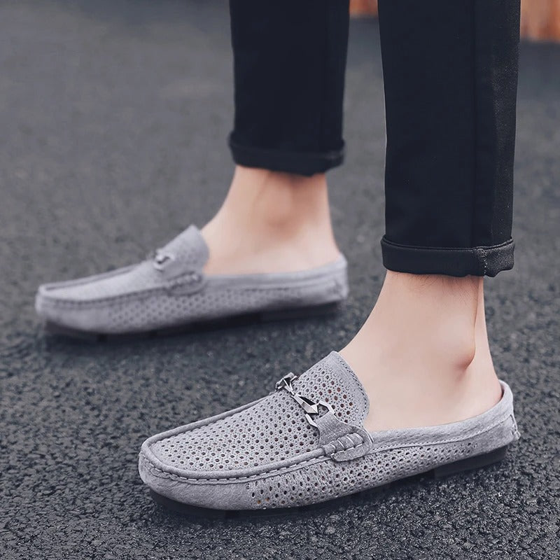 Klassieke Loafers Met Oogjes En Zilveren Accent voor Heren | Ideaal voor informele dagen