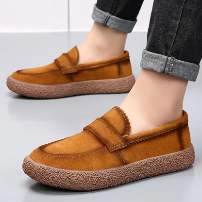 Suède Loafers Met Dikke Zool Voor Heren | Perfect voor casual dagen