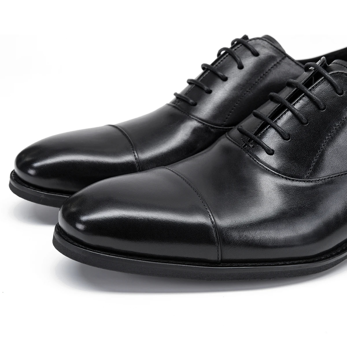 Elegante Vegan Leren Schoenen Met Cap Toe voor Heren | Ideaal voor informele dagen