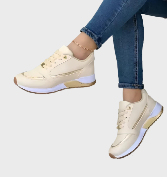 Trendy Perron Sneakers Met Vetersluiting voor Dames | Perfect voor alle seizoenen