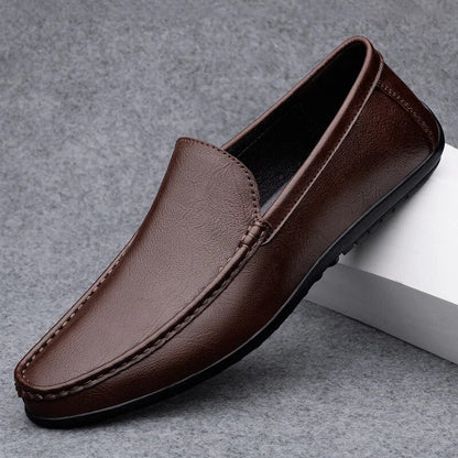 Elegante Antislip Veganistisch Leren Loafers voor Heren | Ideaal voor informele dagen