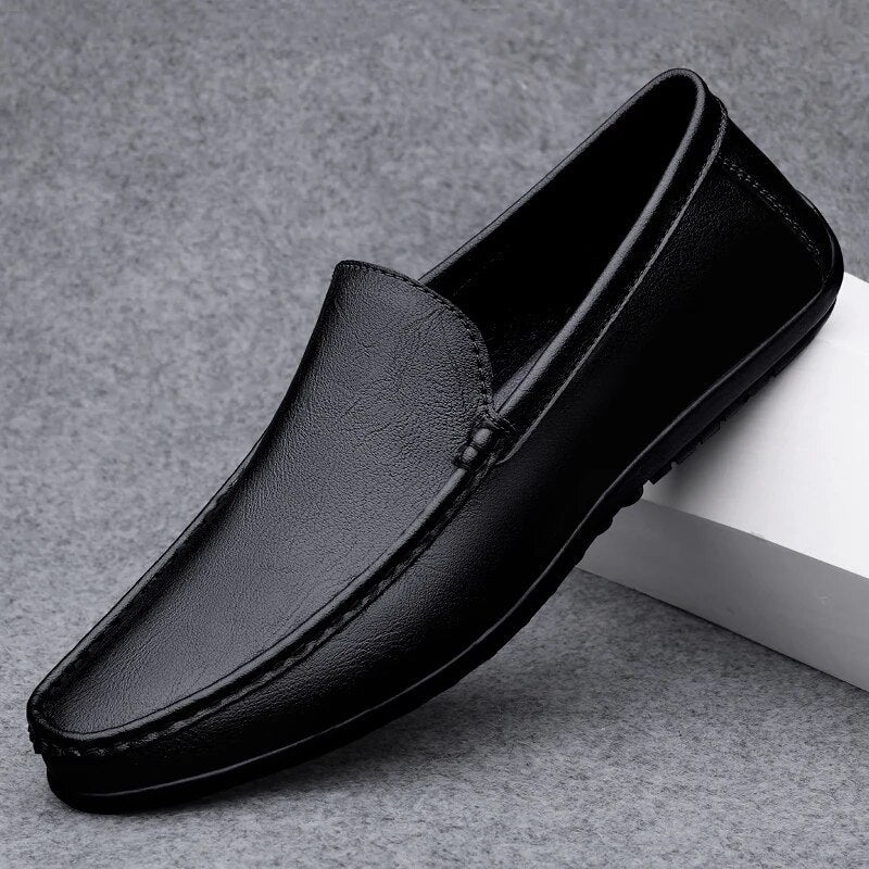 Elegante Antislip Veganistisch Leren Loafers voor Heren | Ideaal voor informele dagen