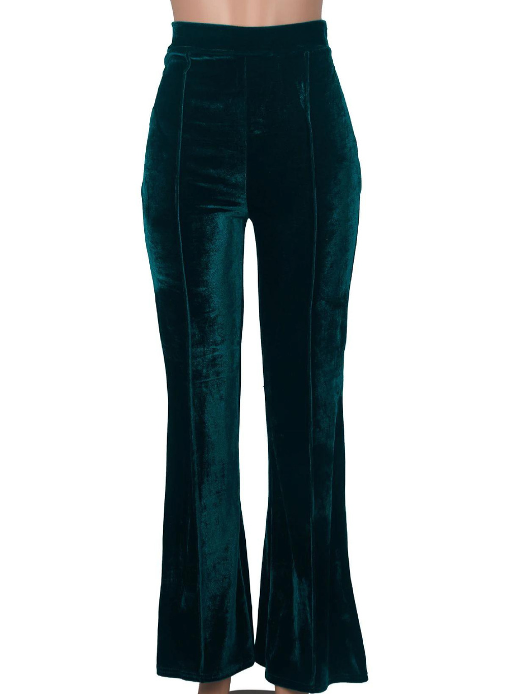 Trendy Velvet Flared Broek Met Voering voor Dames | Ideaal voor informele dagen