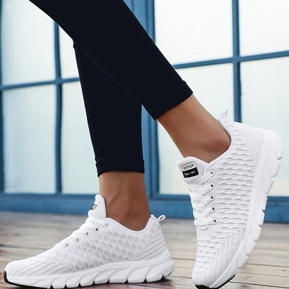 Vrijblijvend Sneakers Met Patroon En Veters voor Dames | Perfect voor alle seizoenen