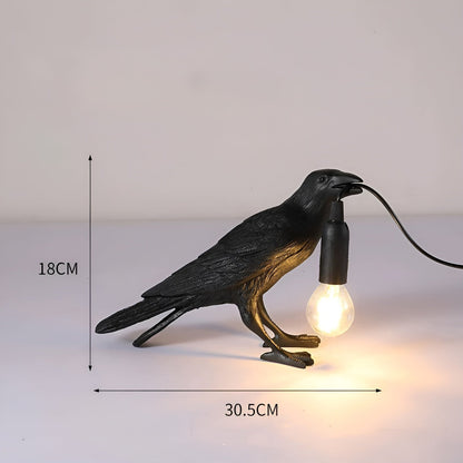 LumiNest | Stijlvolle LED Lamp, E12 Lucky Bird Tafellamp, Ideaal voor een Gezellige Sfeer