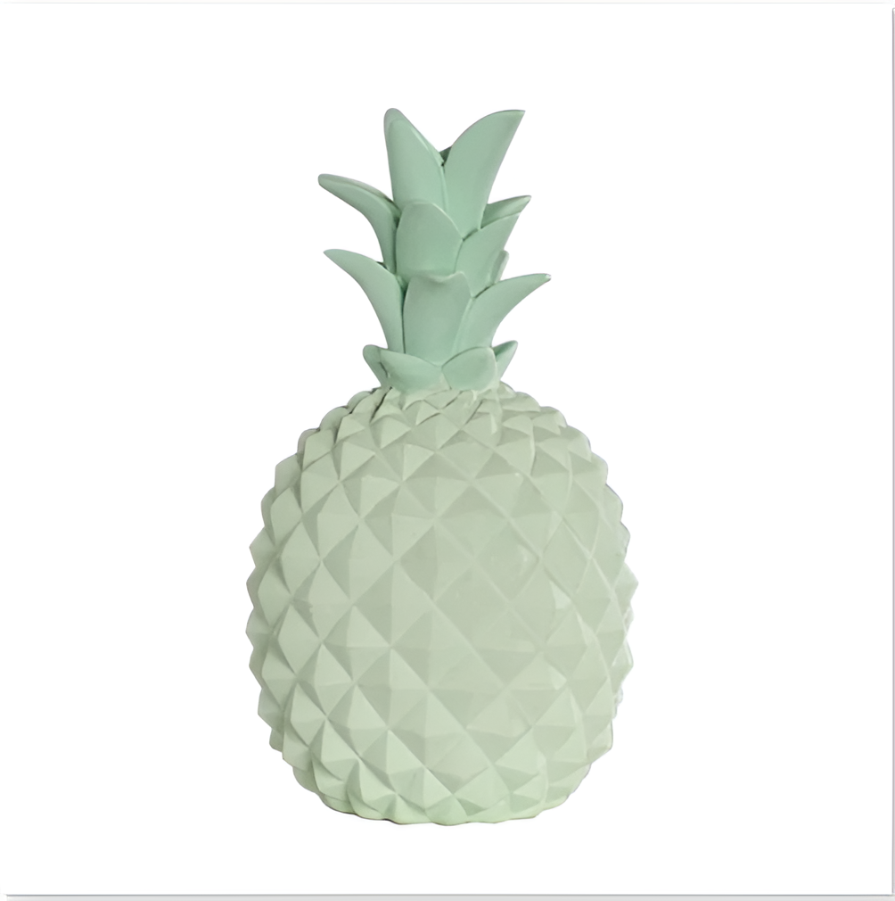 GoldenPine | Levendige Spaarpot, Hars Ananas Spaarpot, Fruit-Thema Geldkistje, Ideaal voor Woondecoratie & Sparen