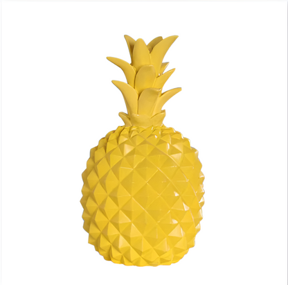 GoldenPine | Levendige Spaarpot, Hars Ananas Spaarpot, Fruit-Thema Geldkistje, Ideaal voor Woondecoratie & Sparen