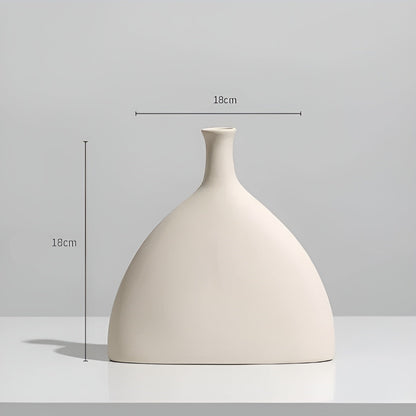 PurityVase | Elegante Vaas, Nordic Keramisch Ornament, Ideaal voor Bloemstukken