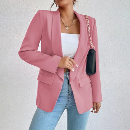 Chique Slim Fit Oversized Blazer Met Zijzakken voor Dames | Perfect voor alle seizoenen