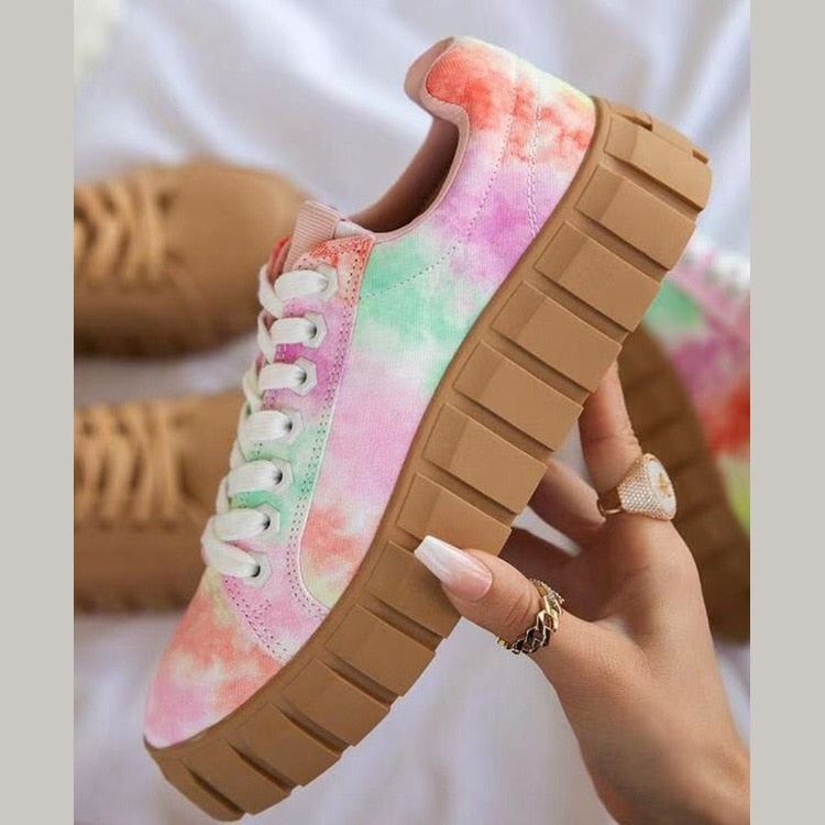 Hippe Veterschoenen Platform Sneakers voor Dames | Ideaal voor dagelijks gebruik