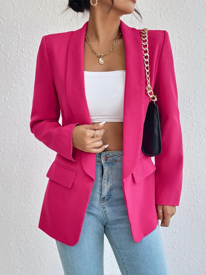 Chique Slim Fit Oversized Blazer Met Zijzakken voor Dames | Perfect voor alle seizoenen