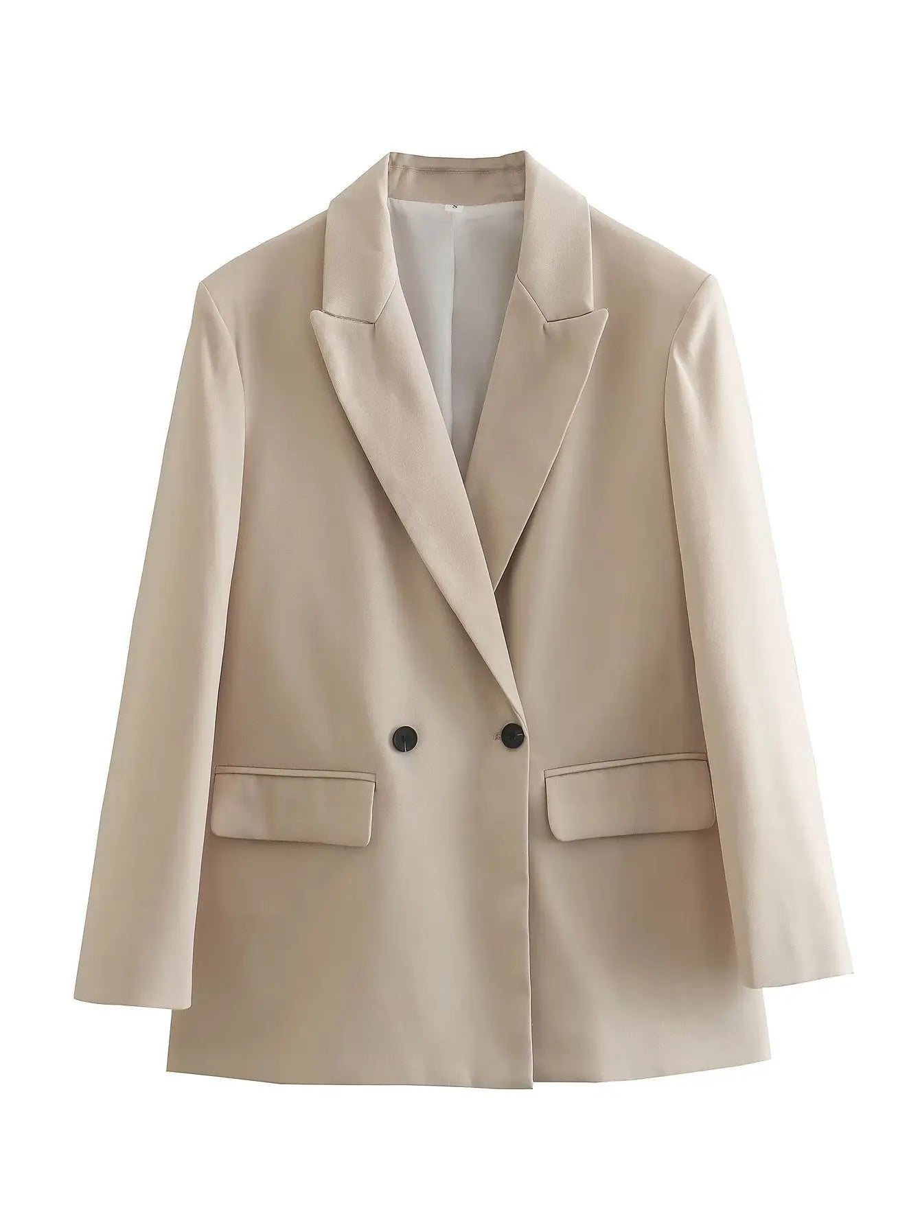 Losse Blazer Met Kraag En Knopen Voor Dames | Perfect voor casual dagen