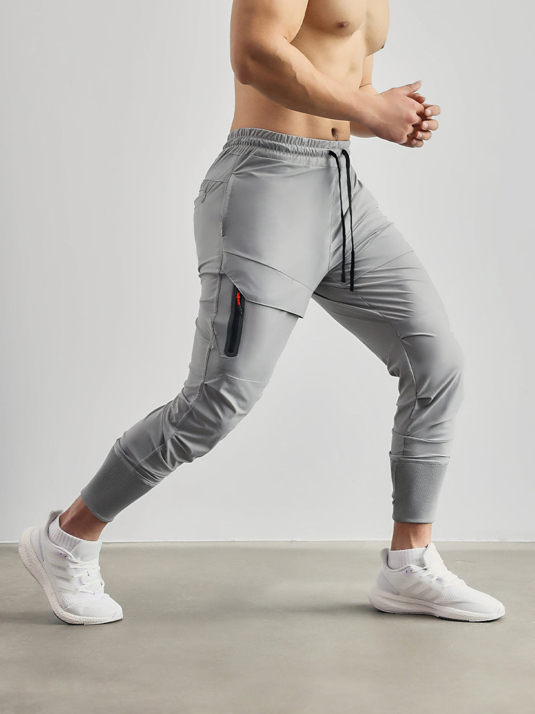 Hip Slanke Pasvorm Cargo Joggingbroek voor Heren | Ideaal voor informele dagen