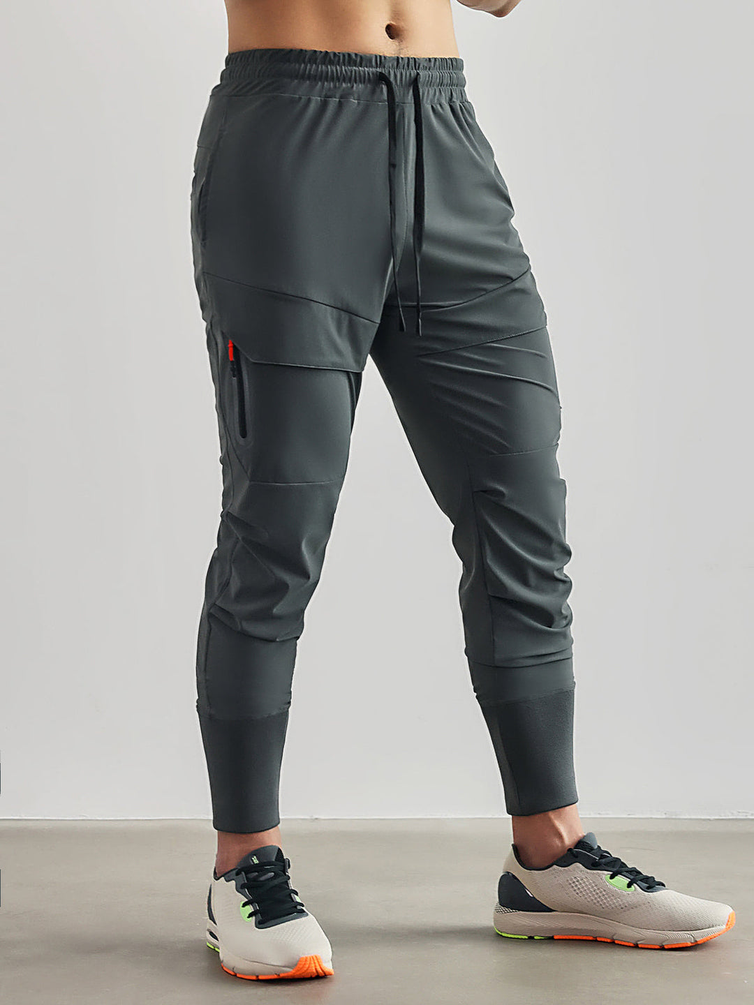 Hip Slanke Pasvorm Cargo Joggingbroek voor Heren | Ideaal voor informele dagen