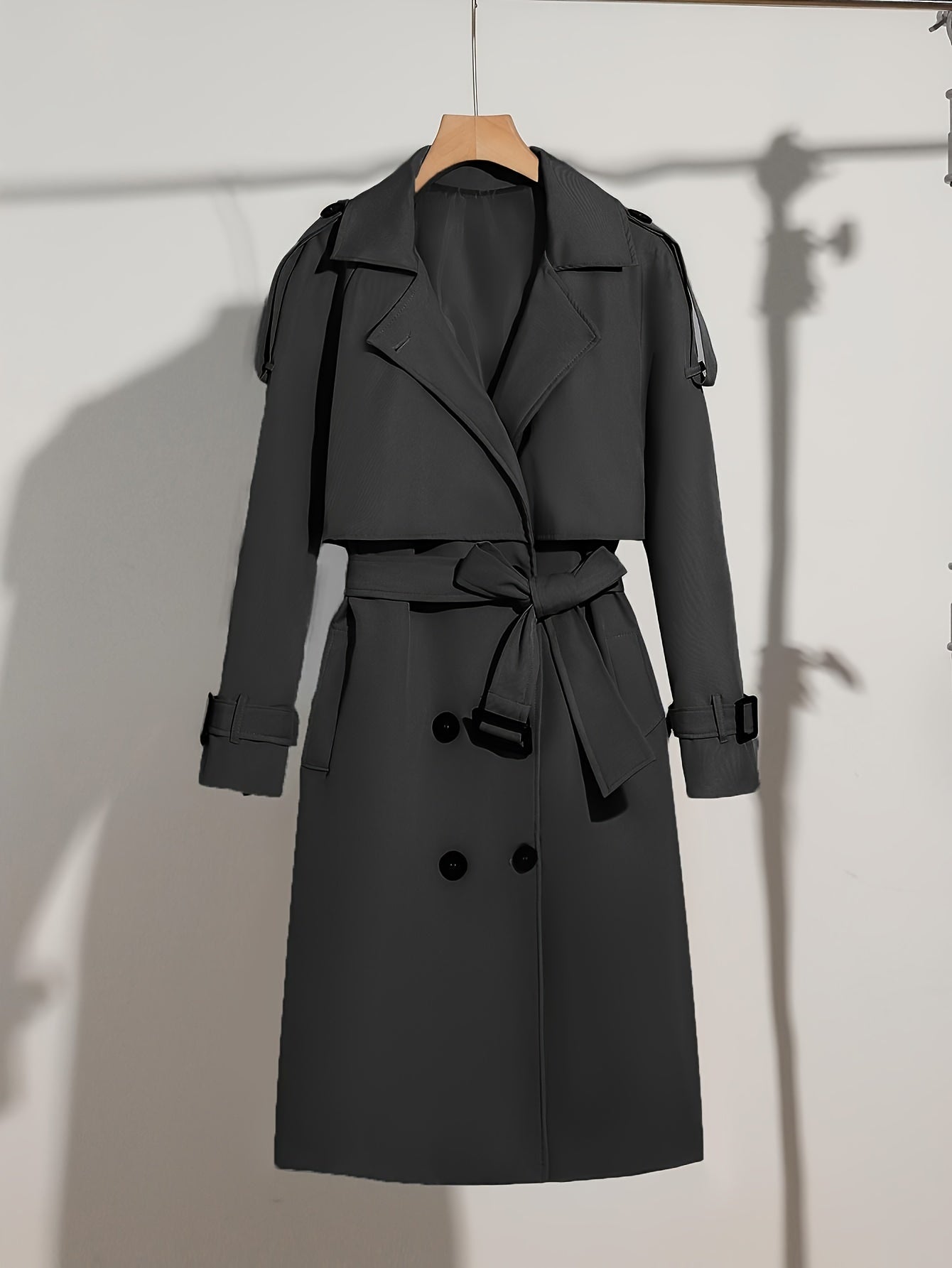 Lange Trenchcoat Met Riem Voor Dames | Ideaal voor de winter