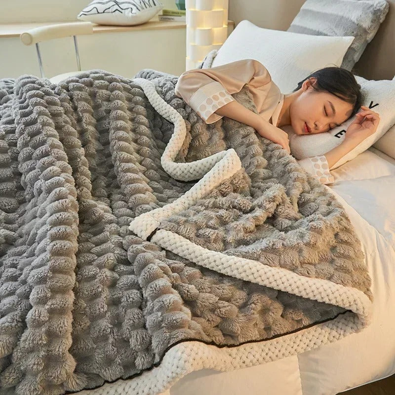 HearthNest | Pluche Beddeken, Ultra-Fluffy & Warm, Ideaal voor Volwassenen & Kinderen, Perfect voor Bedden, Banken & Pasgeborenen