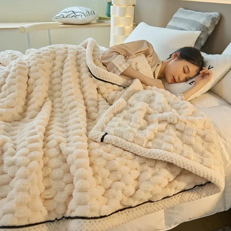 HearthNest | Pluche Beddeken, Ultra-Fluffy & Warm, Ideaal voor Volwassenen & Kinderen, Perfect voor Bedden, Banken & Pasgeborenen