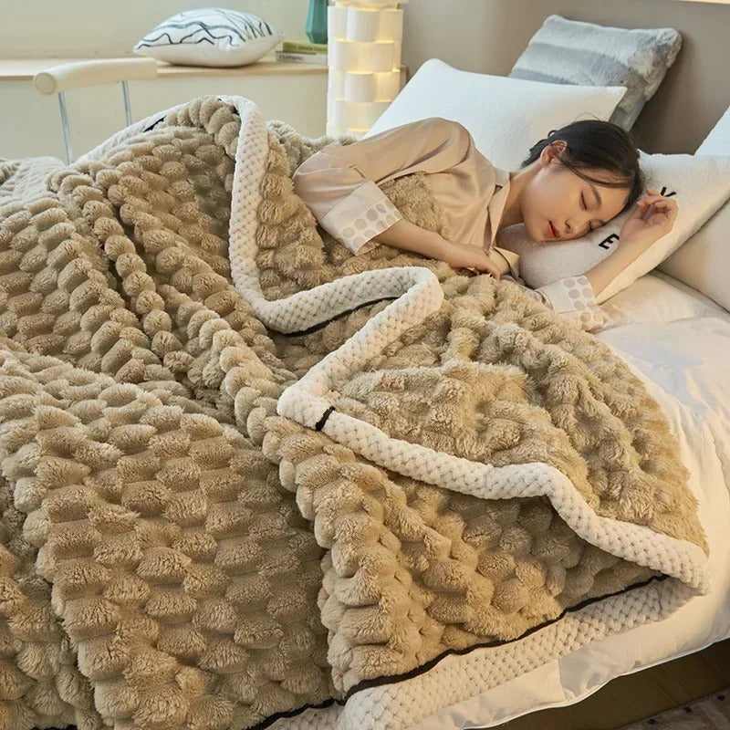 HearthNest | Pluche Beddeken, Ultra-Fluffy & Warm, Ideaal voor Volwassenen & Kinderen, Perfect voor Bedden, Banken & Pasgeborenen