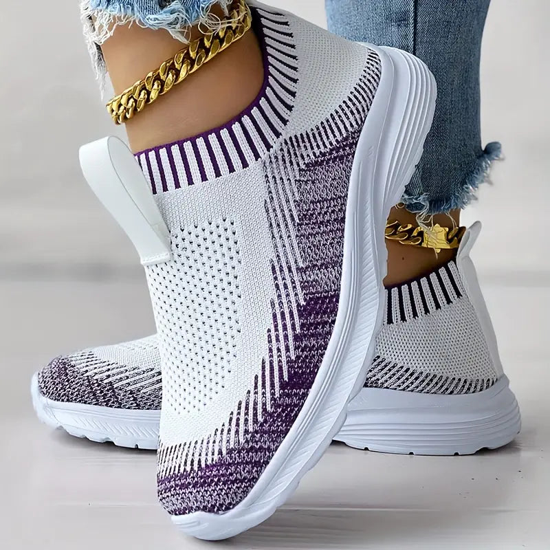 Ongedwongen Colourblock Mesh Sneakers Met Vetersluiting voor Dames | Ideaal voor informele dagen